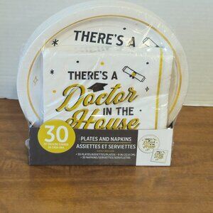 Theres a Doctor In The House Graduation Tablewear